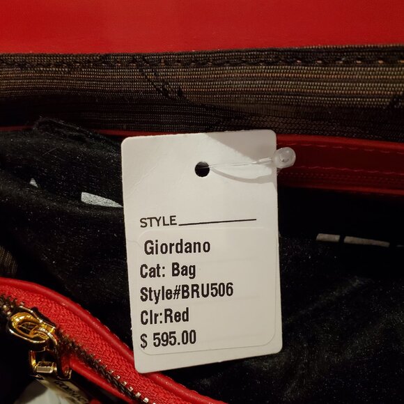 Giordano Hangbag RED with strap - Picture 10 of 11